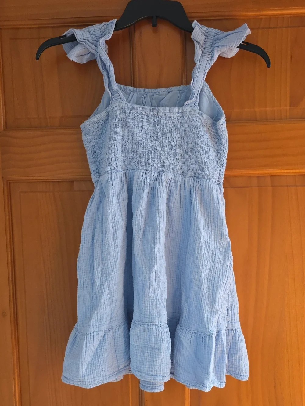 Girl's Light Blue Sleeveless Dress Size 14
